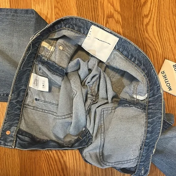 MOTHER The Patch Maven Heel Jeans Size 30 NWT - Picture 14 of 17